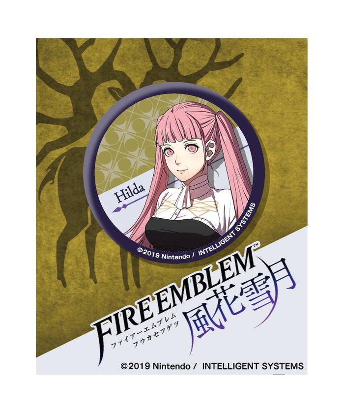 ファイアーエムブレム 風花雪月　40mm缶バッジ／ヒルダ