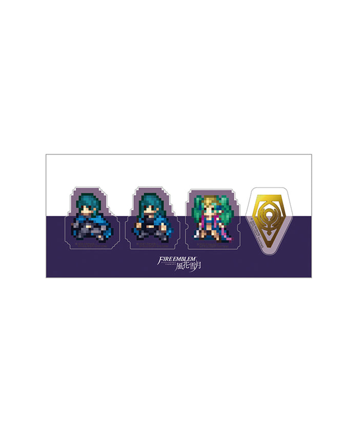 ファイアーエムブレム 風花雪月　クリアクリップ4個セット／ベレト、ベレス、ソティス